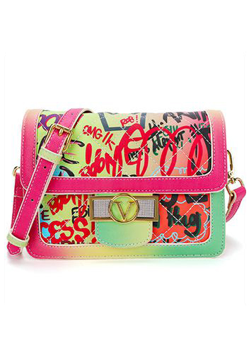 Ariadna Shoulder Bag Vegan Leather Graffiti