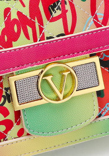 Ariadna Shoulder Bag Vegan Leather Graffiti