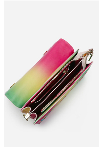 Angela Shoulder Bag Vegan Leather Graffiti