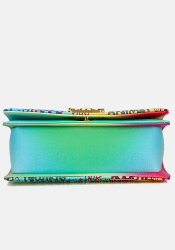 Ingrid Shoulder Bag Vegan Leather Graffiti
