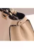 Carrie Leather Bag Beige