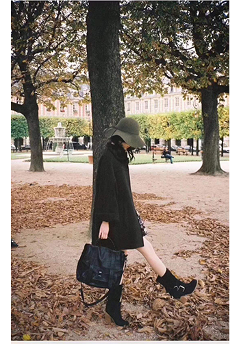 The Cartable Leather Bag Black