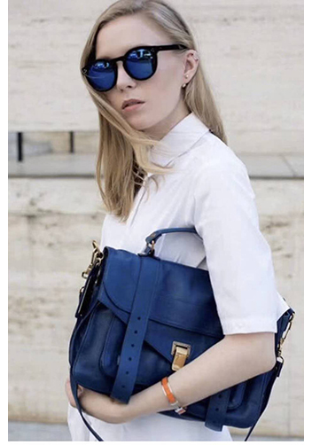 The Cartable Leather Bag Black