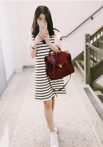 The Cartable Leather Bag Black
