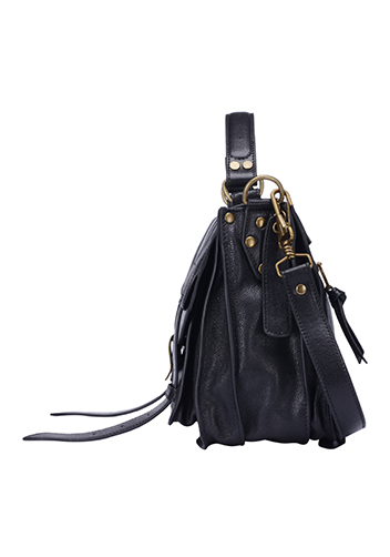 The Cartable Leather Bag Black