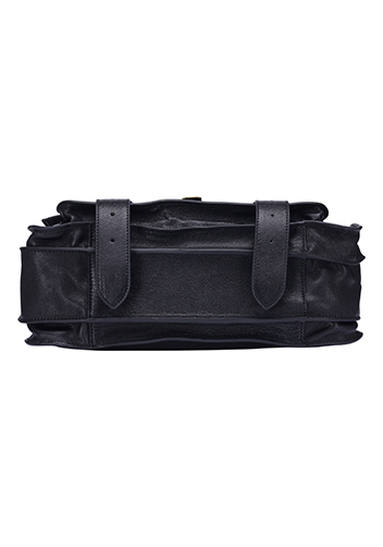 The Cartable Leather Bag Black