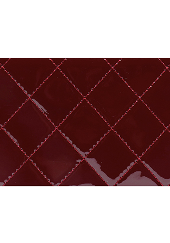 Laureen Patent Studs Leather Bag Burgundy