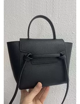 Debbie Top Handle Mini Bag Black