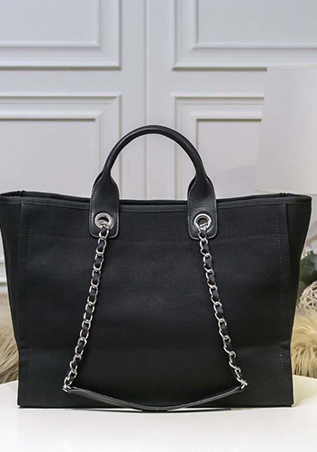Alison Beach Shopping Large Tote Black