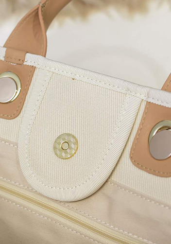 Alison Beach Shopping Large Tote Cream