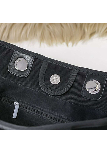 Alison Beach Shopping Medium Tote Black