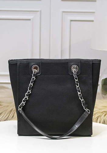 Alison Beach Shopping Small Tote Black