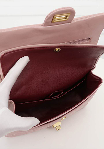 Adele Flap Medium Lambskin Gold Hardware Pink