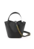 Theresa Palmprint Leather Bag Black