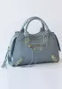 The Route 66 Faux Leather Medium Tote Blue
