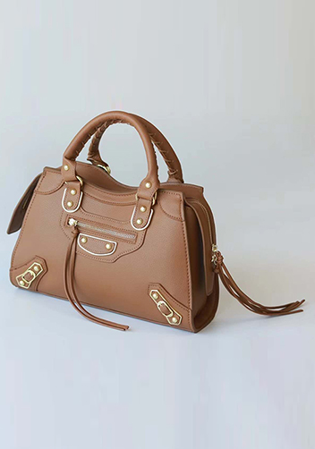 The Route 66 Faux Leather Medium Tote Brown