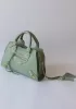 The Route 66 Faux Leather Medium Tote Green