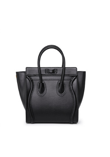 Vanessa Mini Tote In Smooth Leather Black