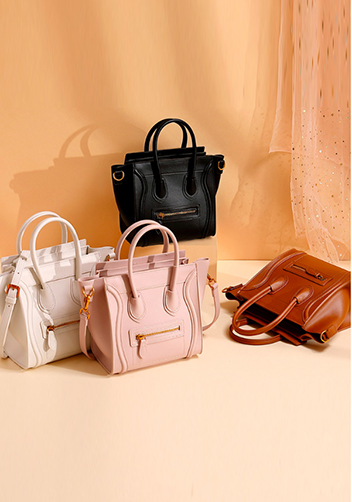 Vanessa Mini Tote In Smooth Leather Black