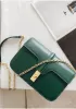 Shimanne Leather Shoulder Bag Green