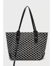 The Ultimate Nylon Shopping Bag Black White