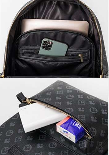 Louisa Vegan Back Pack Black