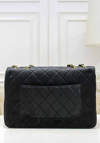 Adele Flap Medium Velvet Black