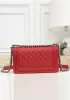 Ingrid Litchi Leather Flap Red