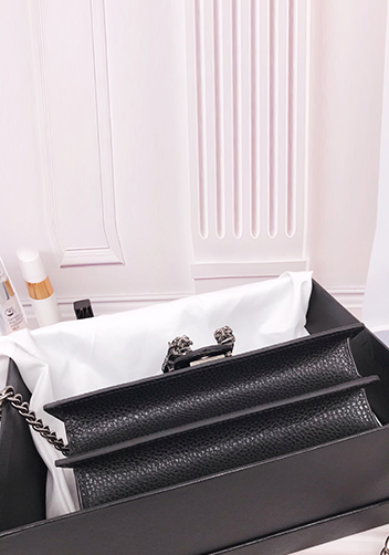 Jess Small Leather Shoulder Bag Black