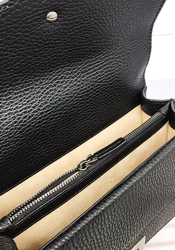 Jess Small Leather Shoulder Bag Black