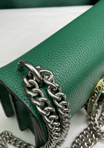 Jess Small Leather Shoulder Bag Green