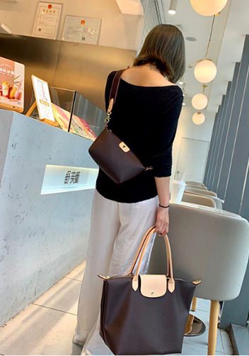 Rachele Vegan Leather Large Bag Coffee