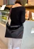 Rachele Nylon Large Bag Black