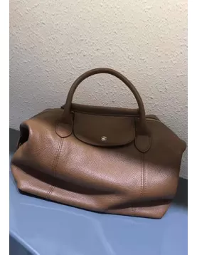 Rachele Leather Medium Bag Brown