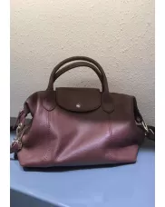 Rachele Leather Medium Bag Burgundy