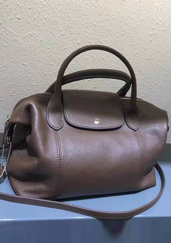 Rachele Leather Medium Bag Choco