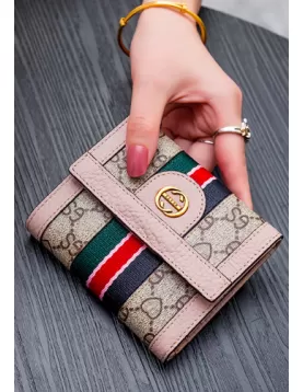 Jess Bi Fold Wallet Pink