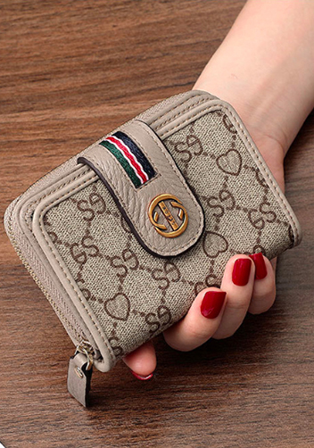 Jess Card Holder Wallet Beige