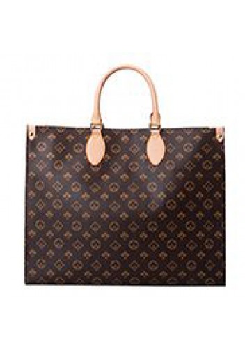 Louisa Flower Vegan Leather Large Shopping Tote