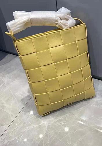 Mia Leather Messenger Shoulder Bag Yellow