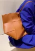 Mia Medium Leather Tote Bag Camel