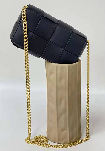 Mia Mini Leather Belt Shoulder Bag Black