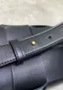 Mia Mini Leather Belt Shoulder Bag Black