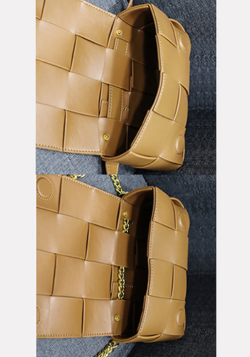 Mia Mini Leather Belt Shoulder Bag Camel