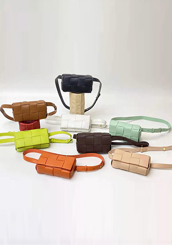 Mia Mini Leather Belt Shoulder Bag Camel
