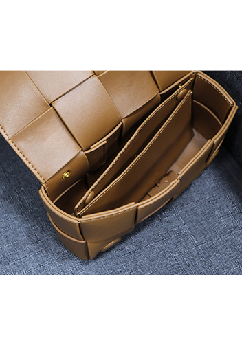 Mia Mini Leather Belt Shoulder Bag Camel