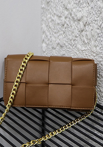 Mia Mini Leather Belt Shoulder Bag Camel