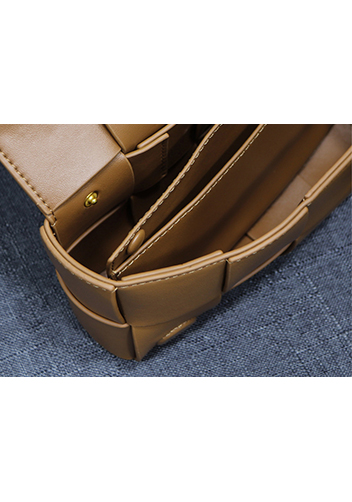 Mia Mini Leather Belt Shoulder Bag Camel