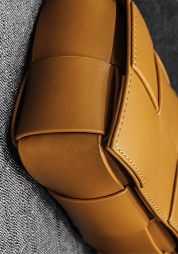 Mia Mini Leather Belt Shoulder Bag Camel