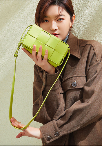 Mia Mini Leather Belt Shoulder Bag Kiwis